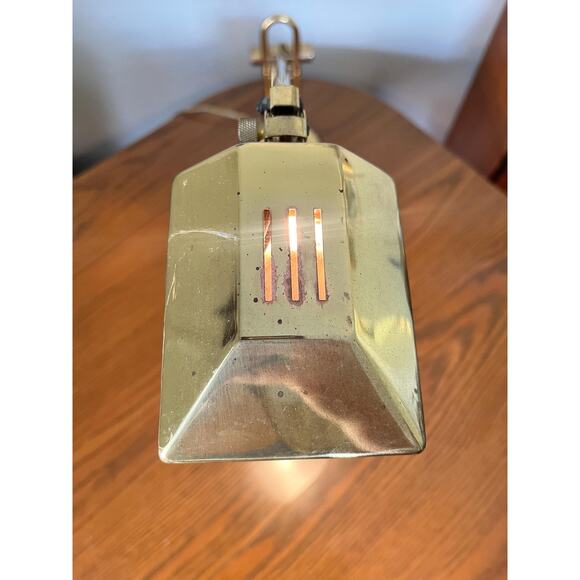 1970’s Postmodern Brass Pendulum Desk Lamp - Picture 6 of 10